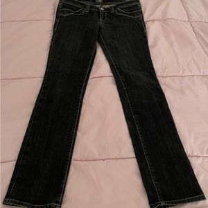 Kasil Jett Skinny Leg women’s black jeans, size 28” Designed by David Lim